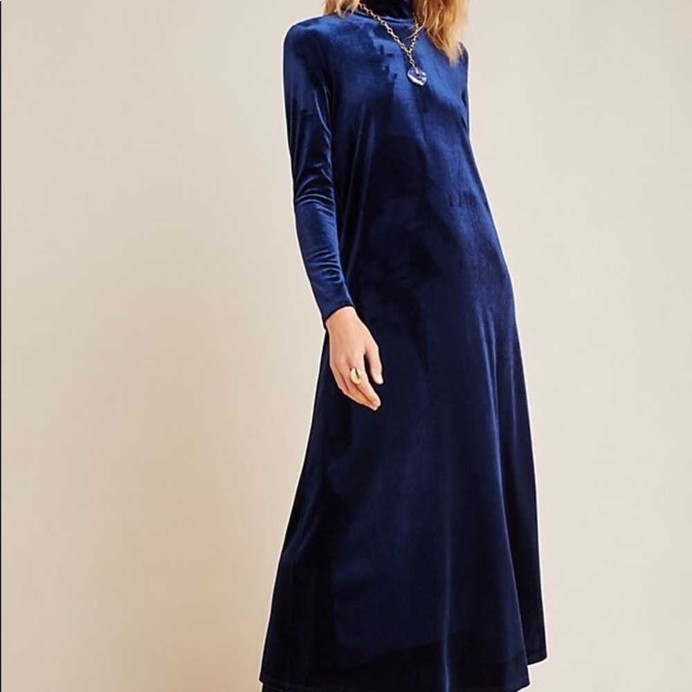 Anthropologie x Amadi Velvet Maxi dress